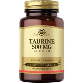 Resim SOLGAR Taurine 500mg 50 Kapsül 