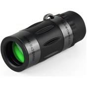 Resim 8x20 Mini Monoküler Cep Prime Monoküler El Teleskop Siyah 