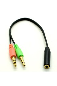 Resim gökkuşağı store Mikrofon-kulaklık Ayırıcı 