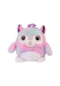 Resim Glanart Çocuklar İçin Sevimli Peluş Sırt Çantası 25 Cm 3-6 Yaş Mor 
