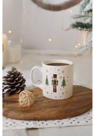 Resim Keramika New Year Kurşun Asker Ağaç Kupa 10 Cm Beyaz 