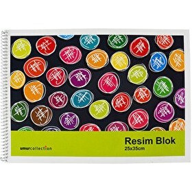 Resim Umix Craft And Arts 6 Renk Suluboya Kalemi ve Spiralli Resim Defteri 