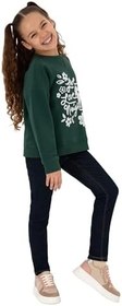 Resim U.S. Polo Assn. Kız Çocuk Koyu Yeşil Sweatshirt 50317922-VR079 