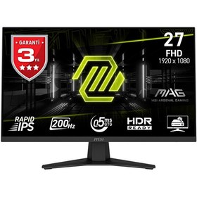 Resim MSI MAG 274F 27″ 200Hz 0.5ms Adaptive Sync Full HD Flat Rapid IPS Gaming (Oyuncu) Monitör 