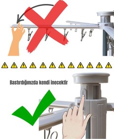 Resim Atlanabilir Ahtapot Çamaşır Kurutma Askısı Ahşap Askılık 