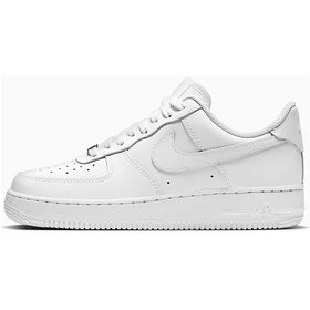 Resim NİKE AİR FORCE 1.07 KADIN SPOR AYAKKABI 315115-112 Beyaz 