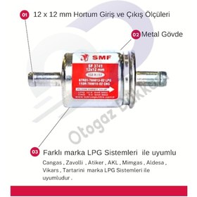 Resim Atiker Uyumlu Lpg Otogaz Filtresi 12X12 559479829 