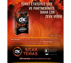 Resim Okey Prezervatif Sıcak Temas 100'LÜ ( 10 x 10 ) 