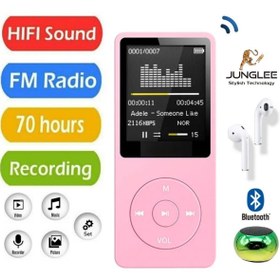 Resim JUNGLEE 8GB DAHİLİ HAFIZALI BLUETOOTHLU MP3-MP4 ÇALAR FM RADİO DAHİLİ HOPARLÖR EKRANLI MÜZİK ÇALAR 