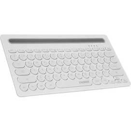 Resim Everest KB-BT84 Beyaz/gri Bluetooth Ultra Ince+Şarjlı Q Mac/win/android/ıos Uyumlu Kablosuz Klavye 