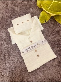 Resim MİNİKAY BABY Yastıklı Triko Kundak Battaniye 