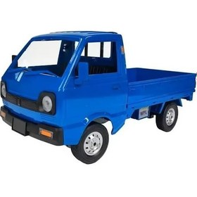 Resim Şarjlı Kumandalı Duman Atan Kamyonet Mavi Çok Renkli 