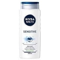 Resim Nivea Men Sensitive Duş Jeli 500 ml - Vücut Yüz ve Saç İçin Bambu Özlü 