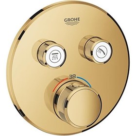Resim Grohe Grohtherm Smartcontrol Çift Valfli Akış Kontrollü, Ankastre Termostatik Duş Bataryası - 29119GL0 