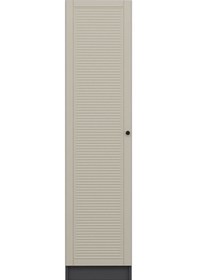 Resim Minar Kale 1 Kapaklı Dolap Mebran Panjur 190cm - Antrasit/kumtaşı - Askılıklı Çok Renkli 