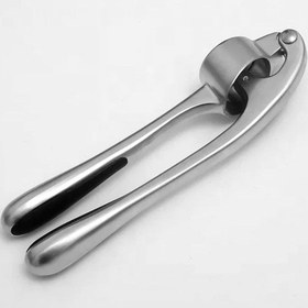 Resim Gümüş Ergonomik Sarımsak Ezici Pratik Paslanmaz Çelik Gövdeli Mutfak Aleti Çelik 