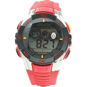 Resim Galatasaray Kırmızı Silikon Kordonlu Dijital Kol Saati 