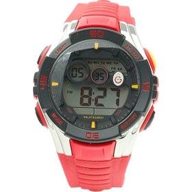 Resim Galatasaray Kırmızı Silikon Kordonlu Dijital Kol Saati 