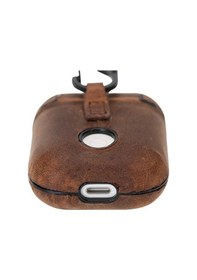 Resim Bouletta Jupp Apple Uyumlu AirPods 2.Nesil Deri Kılıf G2 Kahve 