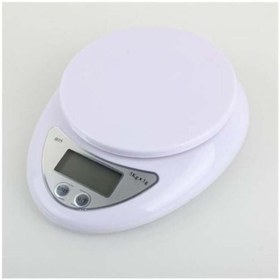 Resim Evvano Hazneli Lcd Ekran Hassas Ölçüm Sensörlü 5 Kg Kapasite Dijital Mutfak Terazisi Tartısı 