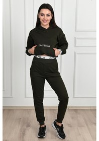 Resim Koza Butik Kadın Yazı Baskılı Eşofman Takımı 3685-23 001 