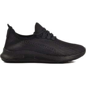 Resim Siyah Triko Hafif Unisex Spor Ayakkabı Pına 101 G Siyah-siyah Siyah 