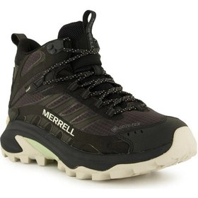 Resim Merrell Moab Speed 2 Mıd Gtx Kadın Black Outdoor Ayakkabı J037826 001 Siyah 