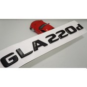 Resim GLA 220d Bagaj Parlak Siyah ABS 3M 3D Yazı Logo ORJİNAL ÜRÜN AYNI GÜN ÜCRETSİZ KARGO
