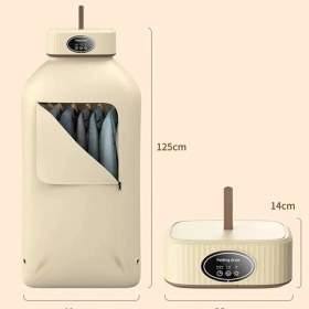 Resim Katlanır Çamaşır Kurutma Makinesi-Mor 