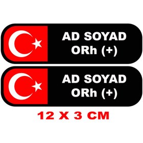 Resim shop TUĞRA isme özel kan grubu sticker lütfen sipariş vermeden önce bilgilerinizi yazınız 