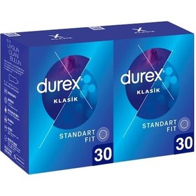 Resim Durex Klasik Prezervatif 2 x 30'lu 