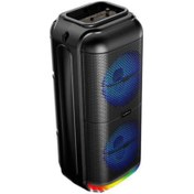 Resim Sunix BTS-95 1800 mAh 6.5"x2 Mikrofonlu Led Işıklı Bluetooth Hoparlör 