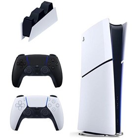 Resim Sony Playstation 5 Slim Digital 825 GB - Şarj İstasyonu - 2. Siyah Dualsense (İthalatçı Garantili) 