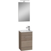 Resim VitrA Mia 75064 Banyo Dolabı Seti, Kapaklı, 40 Cm, Cordoba 