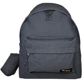 Resim Yuga Kanvas Sırt Çantası Siyah 