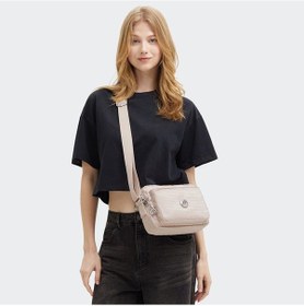Resim Kıplıng Abanu M Orta Boy Omuz Çantası Pembe Pınk Pearl Jacquard Pembe 