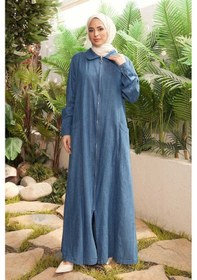 Resim Neways 6463-battal Denim Ferace Koyu Mavi Koyu Mavi 