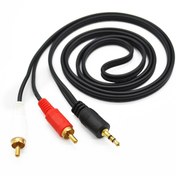 Resim Electroon 2Rca - 3.5Mm Stereo Aux Kablo 3 Metre Gold 