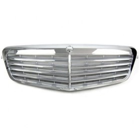 Resim Mercedes W212 E Serisi (2009-2013) Arası Makyajsız Kasa Uyumlu Panjur Gümüş Elegance 