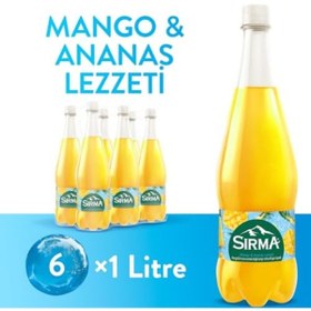 Resim STOREMAX Sırma Mango & Ananas Aromalı C Vitaminli Maden Suyu 1L x 6 1175735 