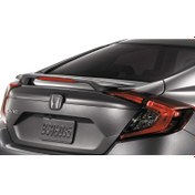 Resim Honda civic fc5 uyumlu bagaj üstü spoiler ışıklı 2016+ 