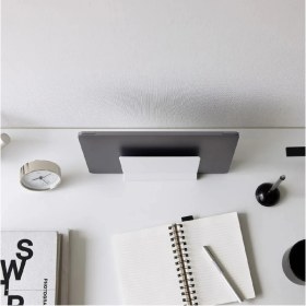 Resim Yamazaki Tower İnce Dizüstü Bilgisayar Standı Beyaz 5,7x16x15,2 cm 