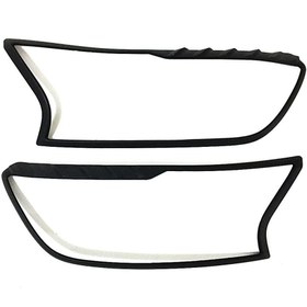 Resim Ford Ranger Far Çerçevesi Sağ Sol Set Siyah 2016-2021 T7 T8 