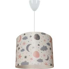 Resim Evlight Ikili Çocuk Odası Abajur Avize Seti 