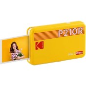 Resim Kodak Mini 2 Retro - Taşınabilir Fotoğraf Yazıcısı Baskı ( Sarı ) 
