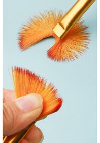 Resim 12 Adet Yağlı Akrilik Ve Suluboya Fırçası Takımı Naylon Fırça Cin 