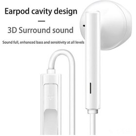 Resim Pazly Huawei Cm33 Usb-c Kulaklık: Mikrofonlu, Gürültü Önleyici, Ses Kontrollü, Hafif Kablolu İçi Kulaklık Cm33 - İş/seyahat/spor İçin CM33 