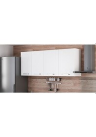 Resim Minar 190 Cm Mutfak Dolabı Beyaz 190-B1-Üst Modül Beyaz 
