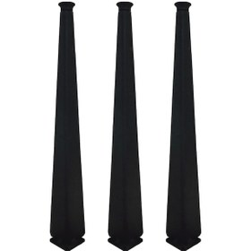 Resim 3'lü Dekoratif Metal Firkete Sehpa Ayağı 