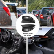 Resim Xiaaokeji Scirocco Passat Beetle 2009-2018 Siyah Dikiz Aynası Kapağı İçin 